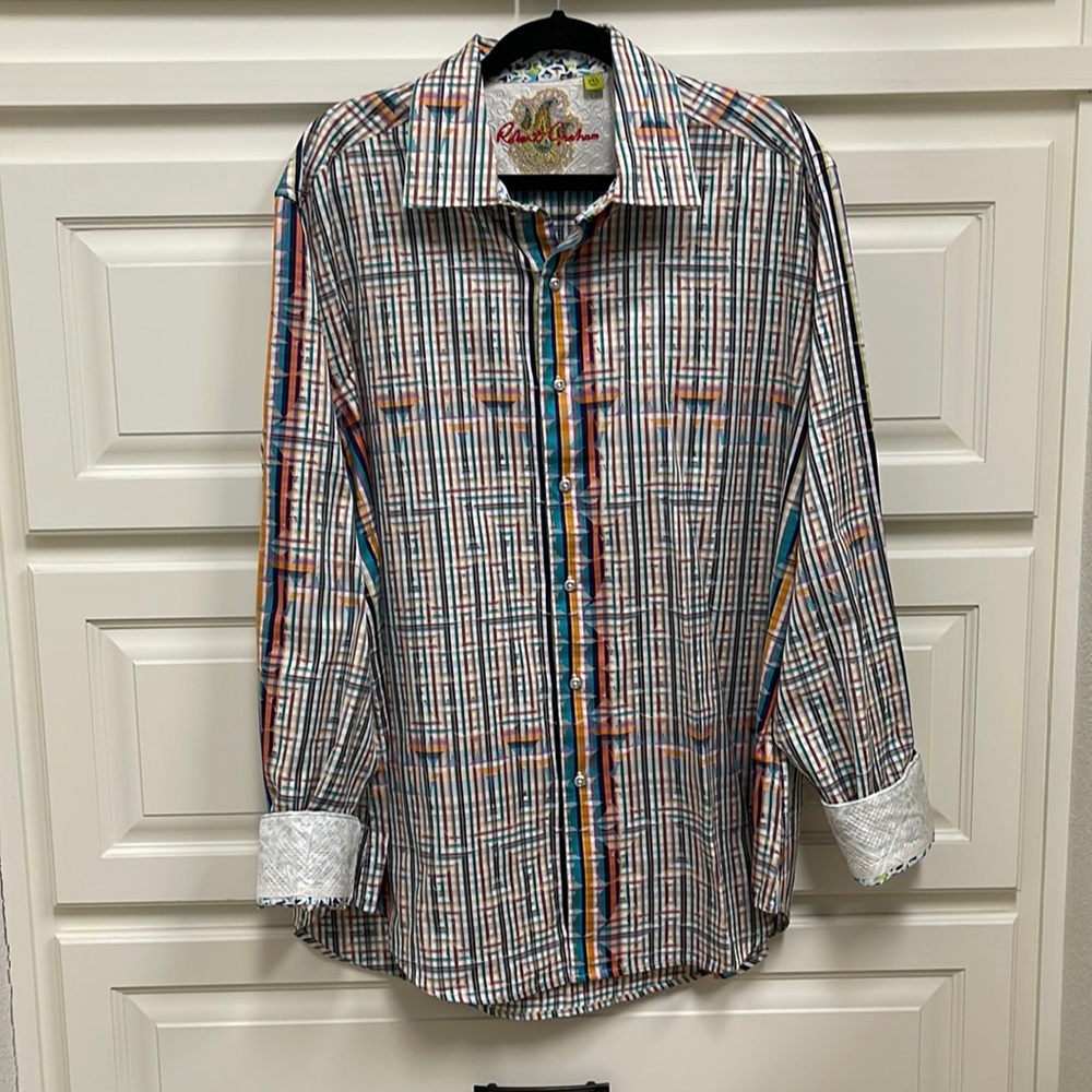 Robert Graham 2XL shirt, in excellent condition, detailing highlighted in pics